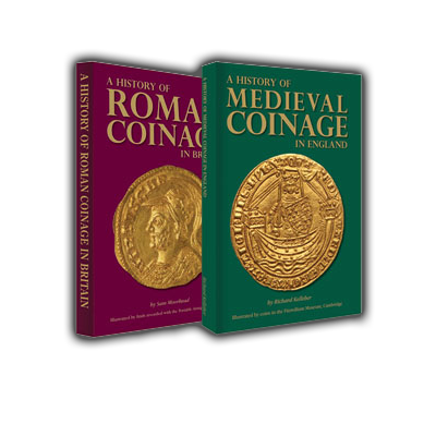 A History of Roman & Medieval Coinage Set (2 Books)